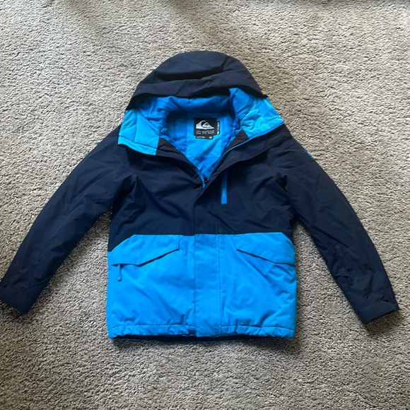 Boys QUIKSILVER Dry Flight Snowboard Ski Winter Jacket 10k - Picture 1 of 8